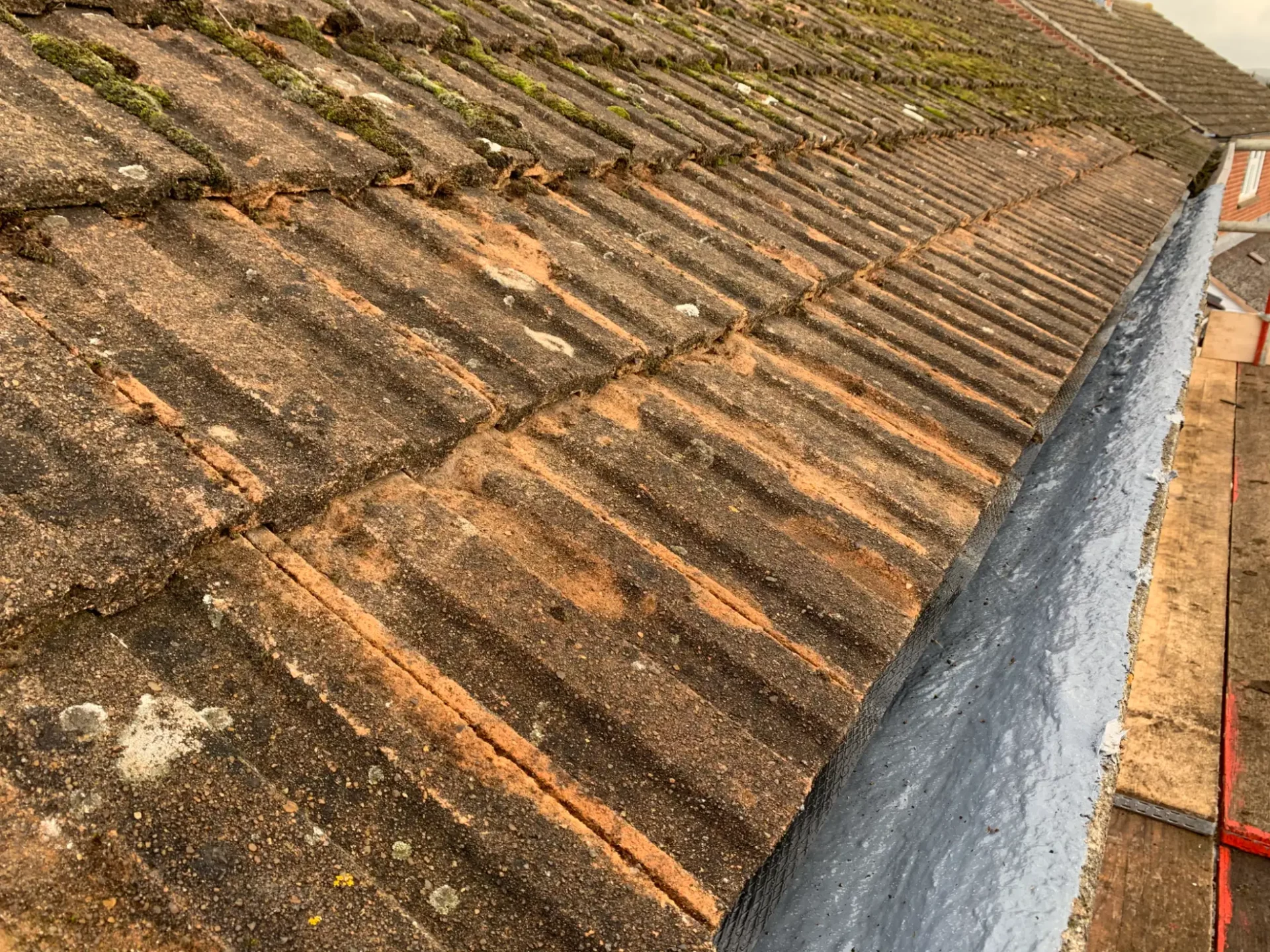 Tewkesbury Finlock Concrete Gutter Repairs | Derek Taylor Roofing & Property Maint